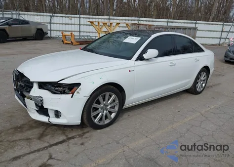 2013 Audi A6 3.0T Premium из США, поврежденный, VIN WAUGGAFC3DN081065